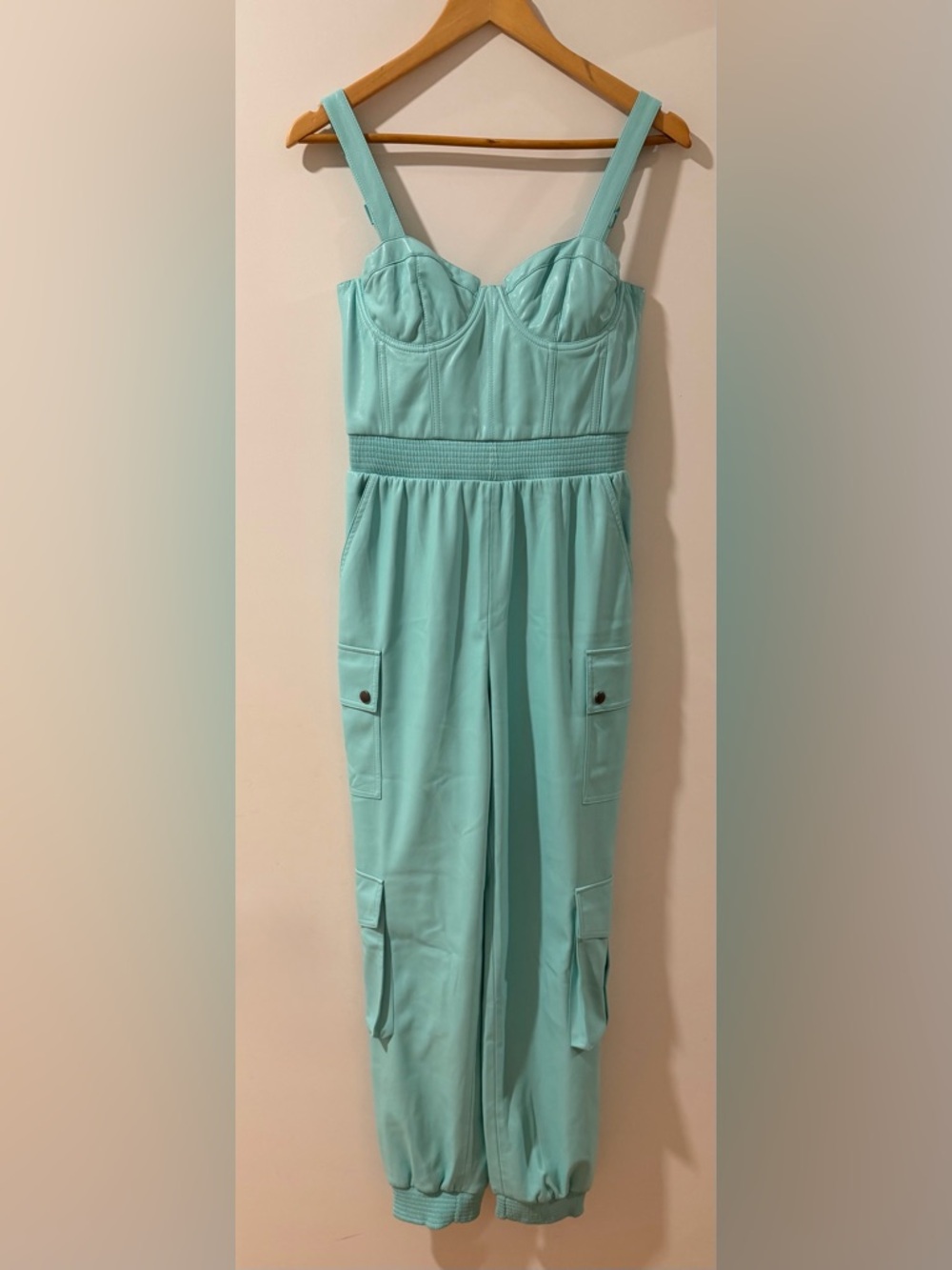 Alice + Olivia Frida Cargo Jumpsuit Size 4 - Picture 3 of 16